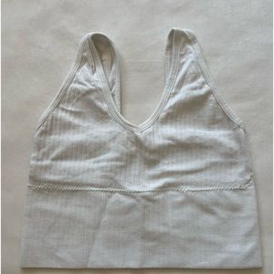 White summer tank top